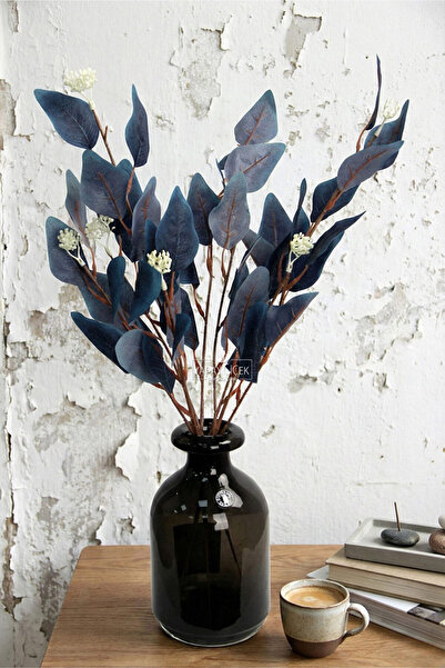 Yapay Çiçek Deposu Yapay Bitki 3 Dallı Pasifik Mist Yeşillik Demeti 50 cm Lac...