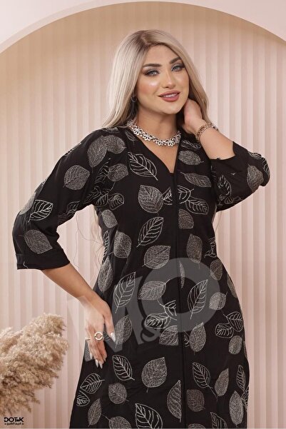 M&O 2 Cotton jalabiya, three-quarter sleeves, high-quality embroidery on the ...