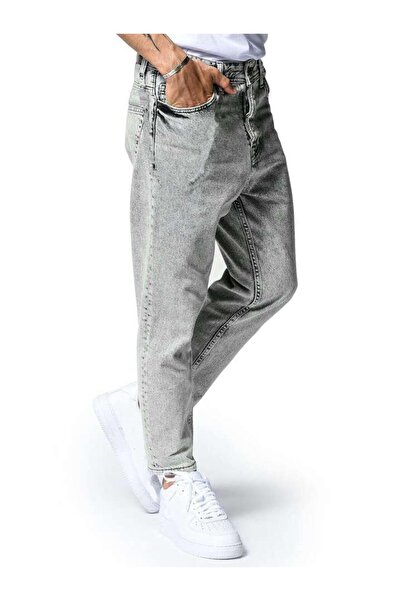 oraystore Men's Boyfriend Jean Trousers Daily Casual Loose Fit Denim Jeans Lo...