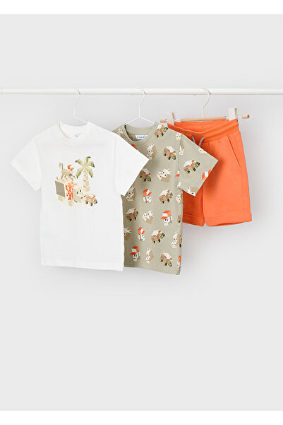 MAYORAL Set de pantaloni scurți din 3 piese pentru băieți