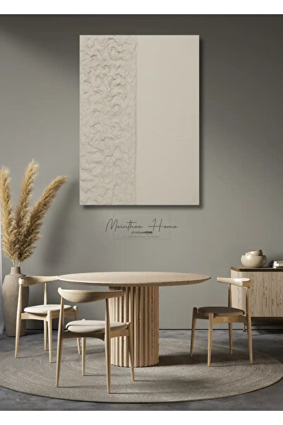 MAİNTHEAHOME Dokulu Alçı Tablo Toprak Esintisi | El Yapımı 3D Dekoratif Duvar...