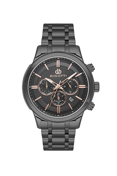 Bigotti Quotidiano Black Stainless Steel Watch for Men BG.1.10670-5