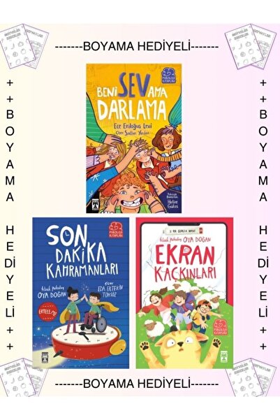 Timaş Yayınları Boyamalı Beni Sev Ama Darlama Son Dakika Kahramanları Ekran K...