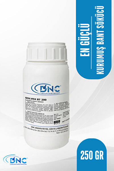 DNC Folyo Sökücü Yapışkan Bant Sökücü- Solvex BT 200 250 gr