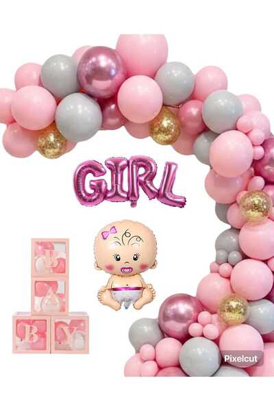 Mehca Bebek folyo kız hastane odası konsepti