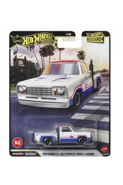 HOT WHEELS Premium - Boulevard #145 - 1978 Dodge LI'l Red Express Truck / Camion