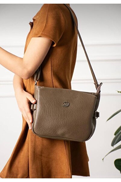 bag Women's Washed Soft Faux Leather 3-Compartment Shoulder and Crossbody Bag