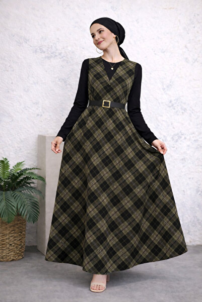 MODAEFA Cotton Double Gilet Dress Set