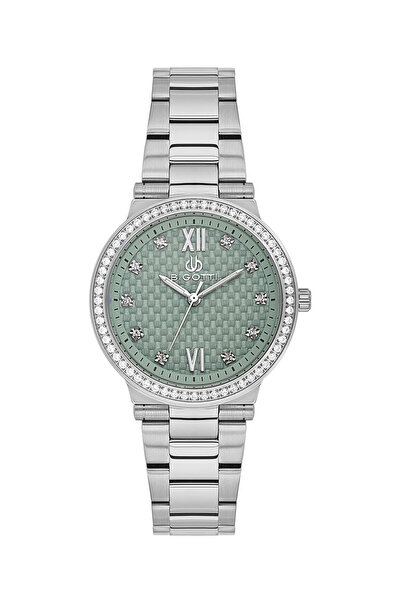 Bigotti ساعة رافيناتو فضية من الفولاذ المقاوم للصدأ للنساء BG.1.10655-2