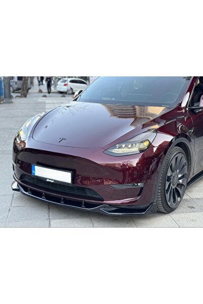 Tuning Vadisi Tesla Model Y Ön Lip Parlak Siyah