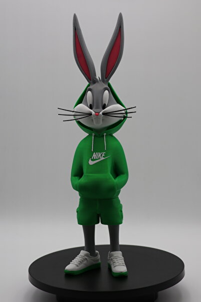 3D GlowCraft Bugs Bunny Figürü ( Yeşil Kıyafet )