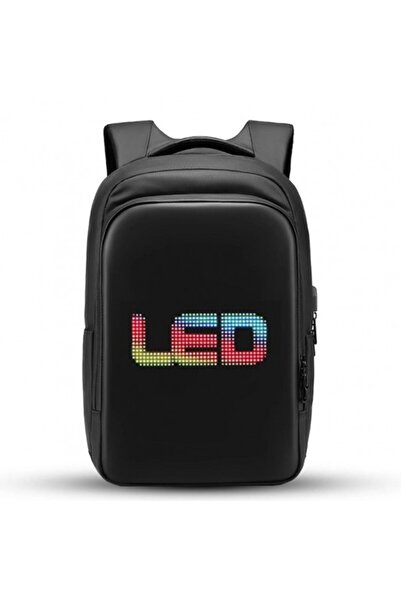 UNİBOX Smart Backpack with LED Screen, Bluetooth Connection via App, Color Di...