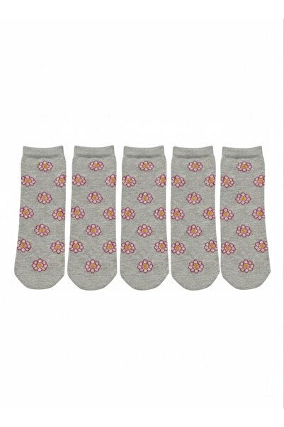 BYNDRSOCKS Women's Booties Cotton 5-Piece Sock Set - Patterned Booties Socks ...