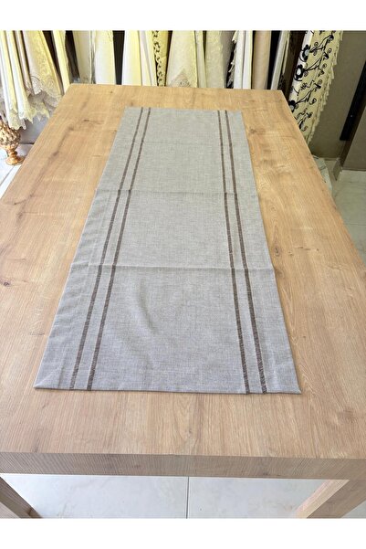 Ceki Home Table Runner, Tablecloth Runner Openwork Linen Single Runner 45 X 145