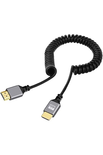 The Bros HDMI Cable, HDMI 2.0 Male to HDMI Male 4K 60hz Stretch Coiled Cable ...