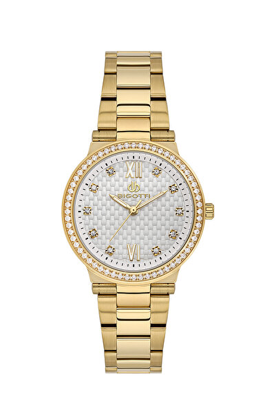 Biggoti Raffinato Gold Stainless Steel Watch for Women BG.1.10655-3