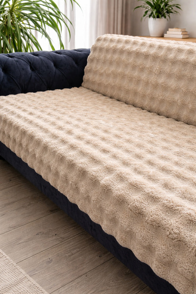 Naturel Collection Κάλυμμα καθίσματος με φουσκωτά φτερά κουνελιού