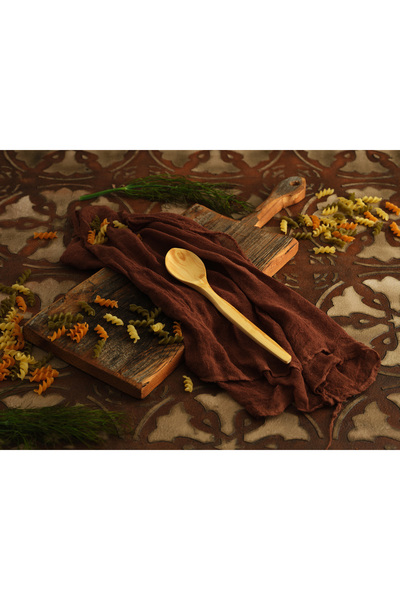 Hedisam 19 cm Genuine Boxwood Spoon – Natural, Healthy and