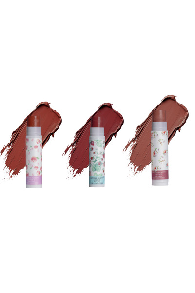 LOVEME BEAUTY أرواج لوف مي بيوتي المرطبة بالفواكه: أحمر شفاه كريمي بنكهة الخو...