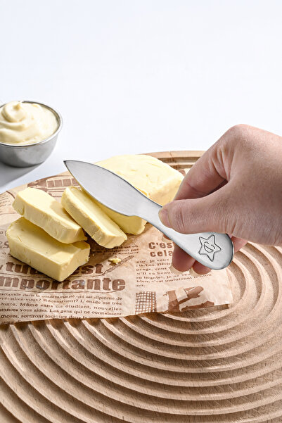 Vadi Paslanmaz Çelik Tereyağı Bıçağı Peynir Sürme Bıçağı Kahvaltı Bıçağı Gümüş