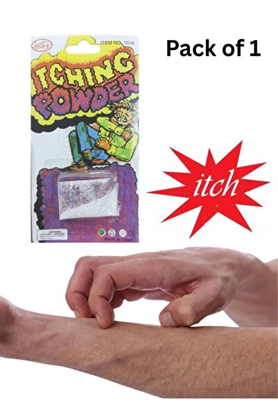 Premium عبوة واحدة من مسحوق الحكة للمقالب - لعبة مزحة مضحكة