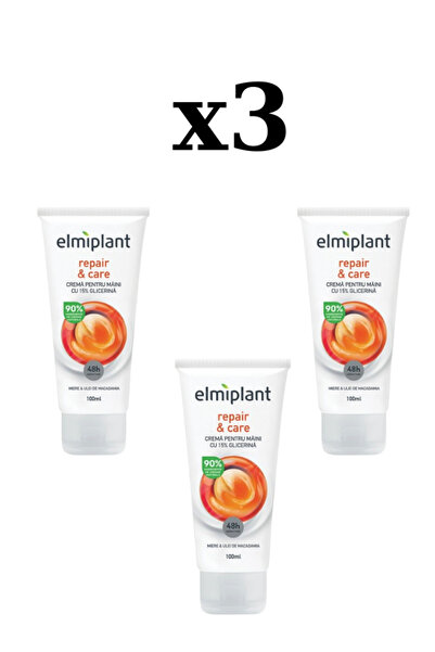 ELMIPLANT Set of 3 hand creams
