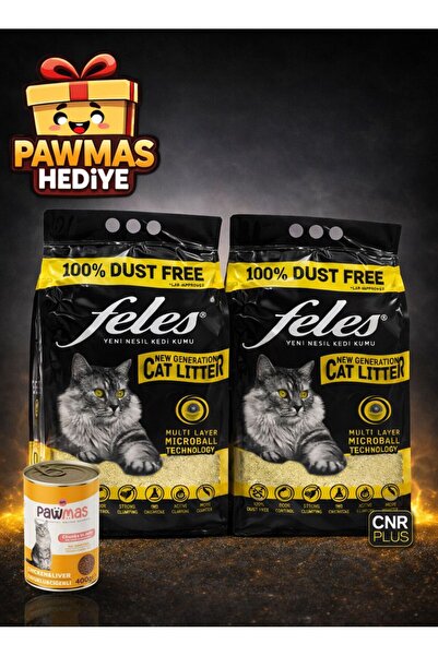 FELES CNRPLUS %100 Tozsuz Kedi Kumu 10 10 20 Lt