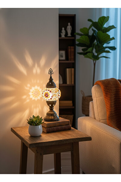 Solenza Masaüstü Otantik Osmanlı Mozaik Lamba N2