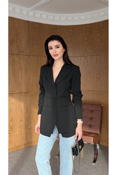 ALVOR Premium Jacket with Belted Waist and Corset Design