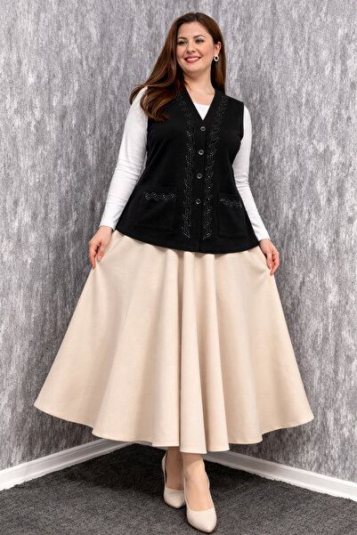 ModaPlaza Women's Stoned Orlon Vest