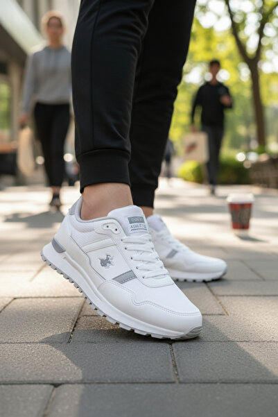 enoch File Detaylı Hafif Taban Bağcıklı Erkek Sneaker Spor Ayakkabı