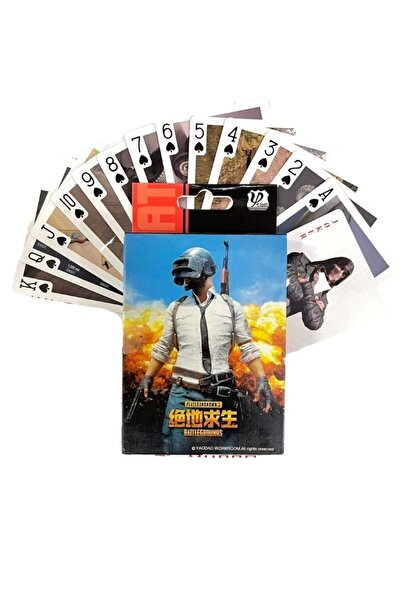 Premium أوراق لعب على غرار لعبة ببجي - مجموعة أوراق لعب قياسية قابلة للتجميع