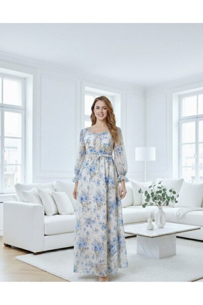 alqarat "Floral Aura" Luxe Dress