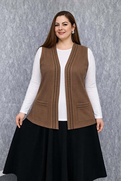 ModaPlaza Women's Cold Rope Knitwear Vest