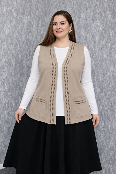 ModaPlaza Women's Cold Rope Knitwear Vest