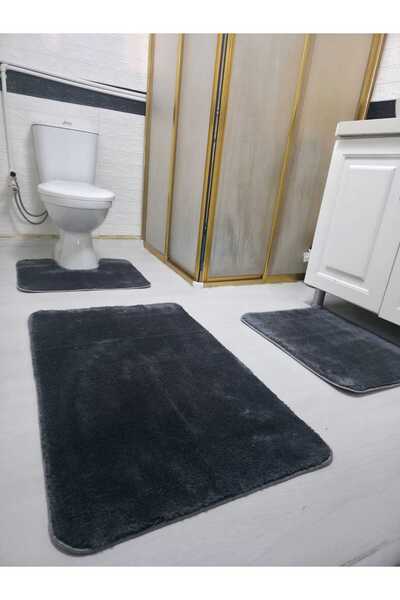 NESLİŞAH HALI KLOZET TAKIMI 60 x 100 PELUŞ