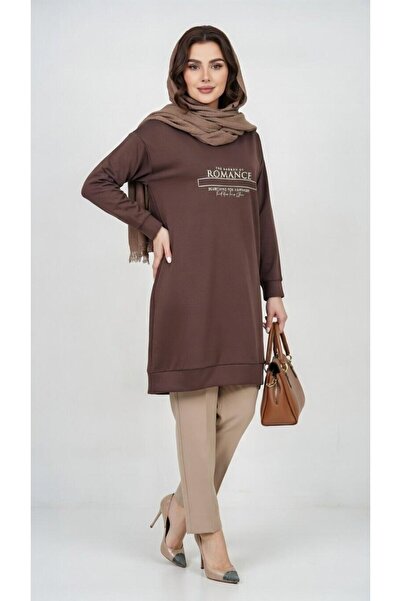 Balgüneş Tekstil MODAL DOKULU ŞIK DİZ ALTI TUNİK