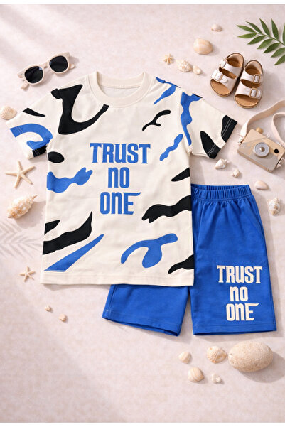 Melodikids Boy's Summer Top and Bottom Set