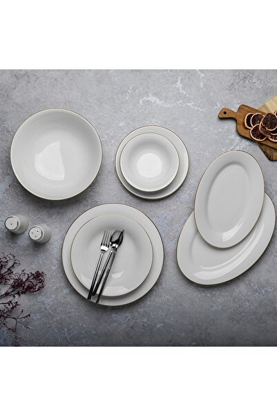 Aryıldız Capella Gold 60 Parça Yemek Takımı