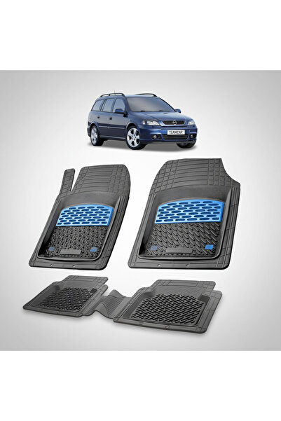 TEAMCAR Covorașe compatibile cu Opel Astra G Caravan Estate 1998-2009 | Albastru
