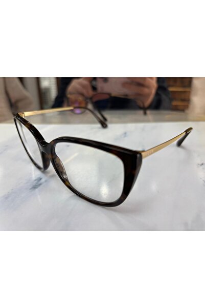 Vogue Vo5435-sı W656/13 55 Ekt Kadın Mavi Işık Ve Uv420 Güneş Korumalı Kahver...