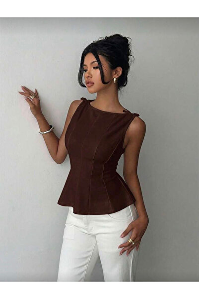 Gofeel ALORA FİYONK DETAYLI PARÇALI BLUZ