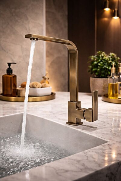 Viosa Antik Kare Rustik Eskitme Osmanlı Nostalji Model Mutfak Eviye Bataryası...