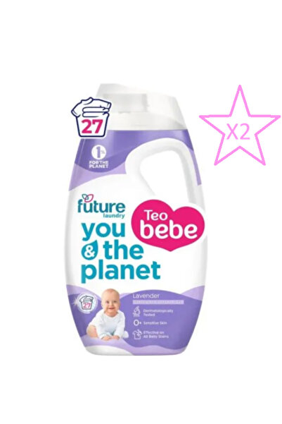 TEO BEBE Detergent automat Lavanda, 27 spalari X 2 bucati