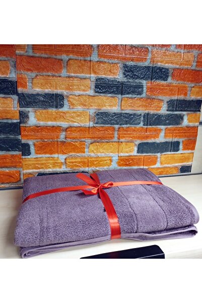 Özdilek Svv Border Orta Boy Banyo Havlusu (76x147) - Orchid (Orkide Lilası)