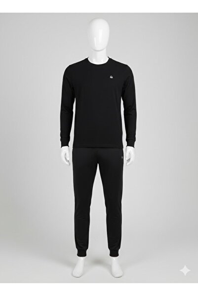 Benetton Men's Black Tshirt