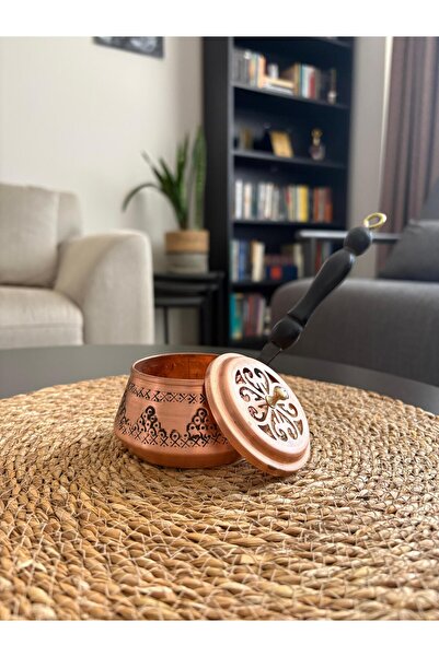 Layla Copper Bakır Tütsülük El Yapımı Tütsülük Üzerlik Otu Hediyeli Tütsü