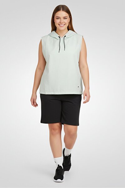 adidas x Parley Women Sportswear Fit Sleeveless Training Hoodie, Light Green