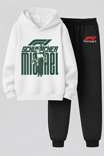 MAGORS Michael Schumacher Printed 3-Yarn Quality Sweatshirt and Trackpants F1...
