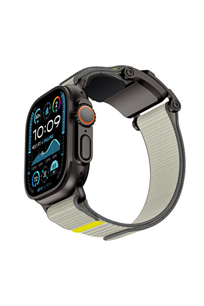 Mohseven ساعة ووتش 7 مقاس 45 ملم متوافقة مع iWatch Mecha Sport بحزام شبكي بال...